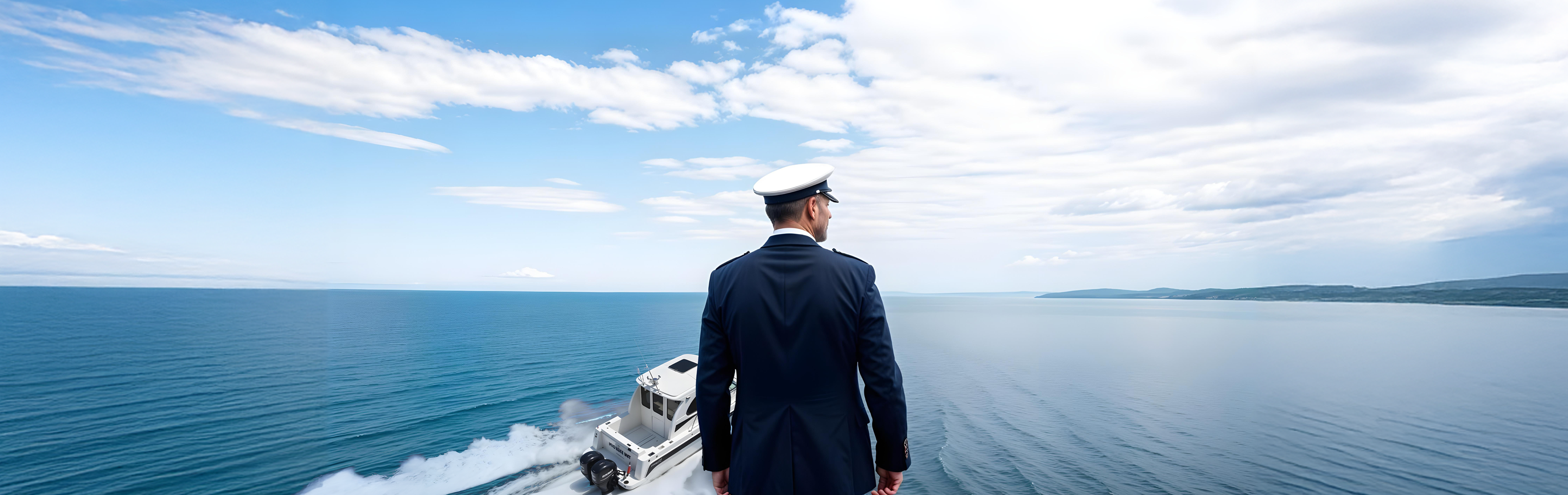 Captain on boat